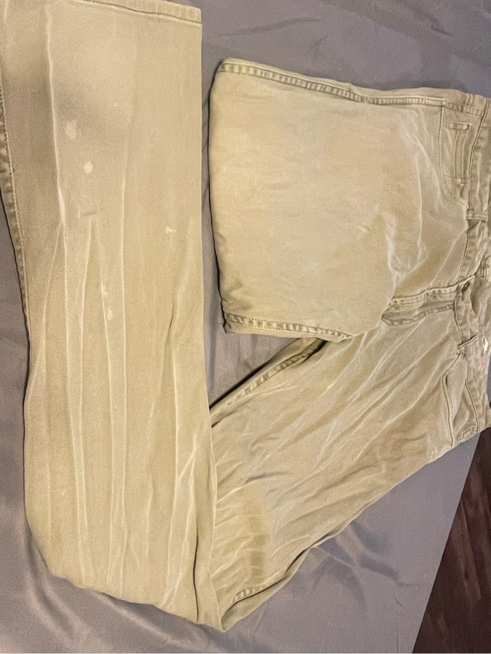 Faherty Men's Khaki Chinos - Light Tan has some flaws as pictured